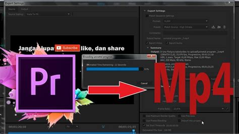 While it has options for many complex settings for video exports, it does have. cara menyimpan format mp4 di adobe premiere (export file ...