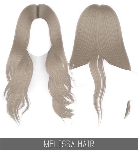 Simpliciaty Melissa Hairstyle Sims 4 Hairs