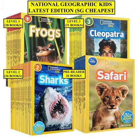 Sg Stocks National Geographic Kids Latest Level 1 Level 2 Level 3