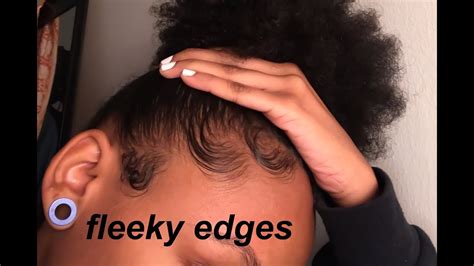 How I Lay My Edges Ft New Eco Styler Gel Baby Hair Tutorial Youtube