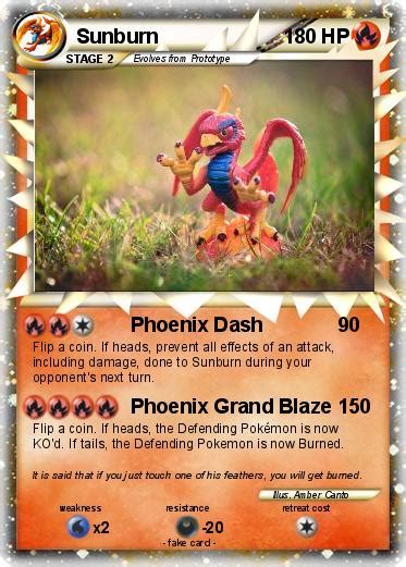 Pokémon Sunburn 170 170 Phoenix Dash My Pokemon Card