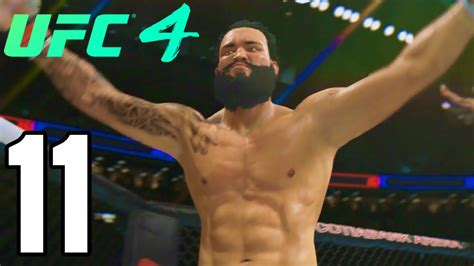 UFC 4 Heavyweight Career Mode Walkthrough Part 11 REMATCHING THE