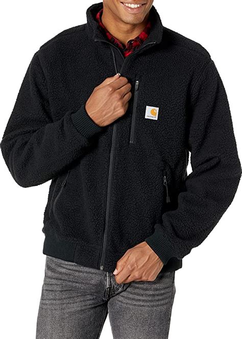 Carhartt Mens Workwear Relaxed Fit Fleece Jacket Uk Clothing