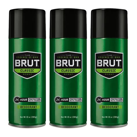 Brut Spray Deodorant Regular Scent Fast Acting And Long Lasting Anti
