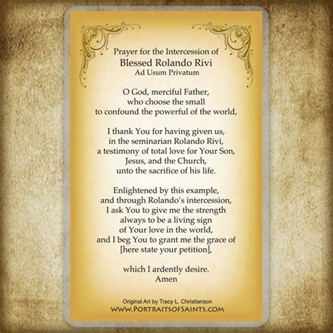 Bl Rolando Rivi Holy Card Portraits Of Saints