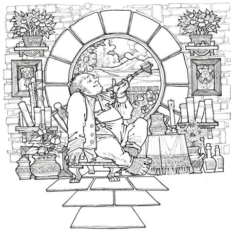 We have collected 40+ hobbit coloring page images of various designs for you to color. Hobbit Coloring Pages to download and print for free