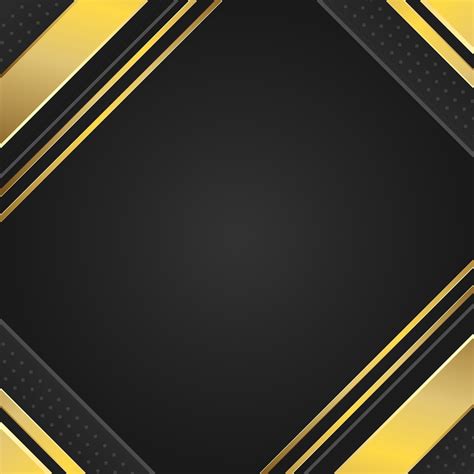 Black And Gold Template Free