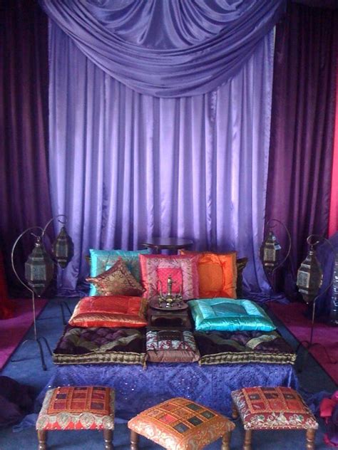The arabian culture has always offered us all sorts of inspiration. Arabian Nights theme decor and furniture rentals www ...