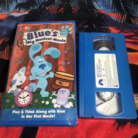 Blue S Clues Big Musical Movie Vhs Video Tape Clamshell Case The Best Porn Website