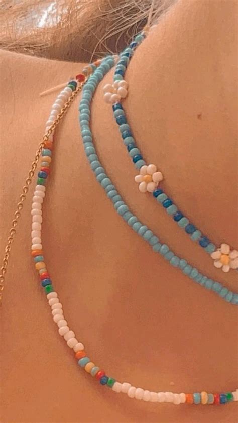 Skinny Turquoise Blue Bead Choker Necklaces Artofit