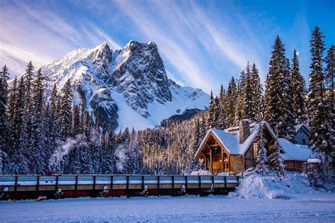 My Favourite Season At Emerald Lake Is Winter By Steve Alkok