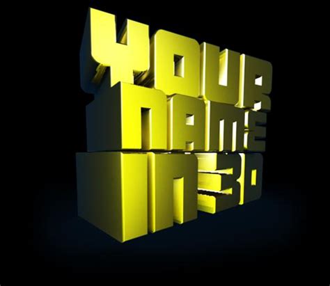 Free Download 3d Name Wallpapers Make Your Name In 3d 1000x1000 For