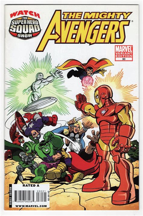 Mighty Avengers 30 Sean Chen Super Hero Squad Incentive