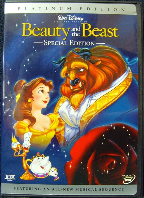 Beauty And The Beast Dvd 2002 3 Disc Set Platinum Edition Mint