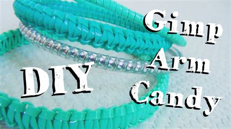 Gimp Arm Candy ♥ Diy Bracelets With Boondoggle Plastic Lace Youtube