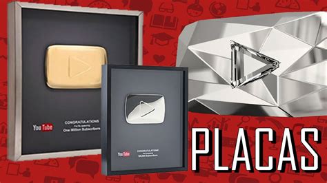 Placas Comemorativas Do Youtube Como Ganhar Youtube
