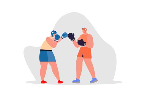 Boxing Sport Illustration Concept Vector Graphic By 2qnah · Creative