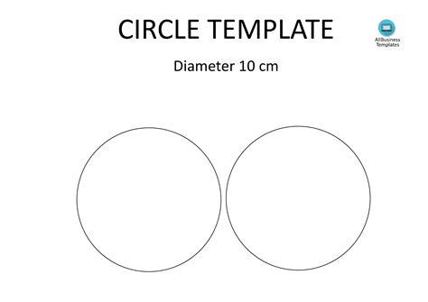 Circle Template A4 10cm Looking For A Circle Template With 10 Cm