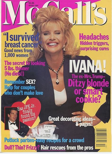 Ivana Trump Cover Only Original Clipping Magazine Photo 1pg 8x10 R2786