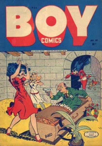 Boy Comics Covers