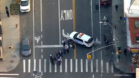 2 Nypd Officer Taken To Hospital After Firing Shots At Gunman In The