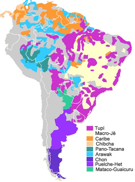 Indigenous Languages Of South America By Davius 2011 Rlinguisticmaps