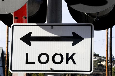Look Both Ways Sign Free Stock Photo Public Domain Pictures