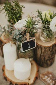 Rustic Wedding Centerpiece For A Rustic Meets Romantic Wedding Ideas