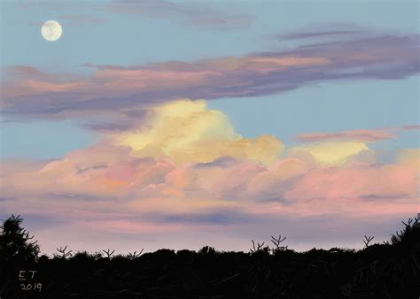 Sunset Clouds Prints Of This Painting Are Available At
