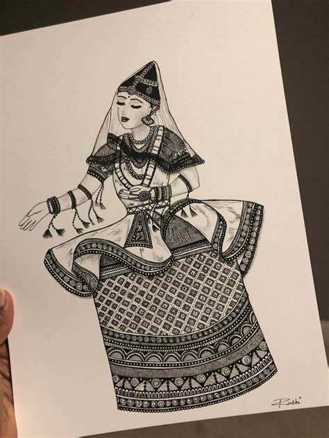 Manipuri Dancer Art Print Indian Classical Dancer Etsy Dancers Art