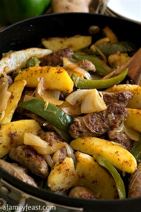 See more ideas about recipes, sausage recipes, italian sausage recipes. Easy Italian Sausage and Potato Skillet - A Family Feast
