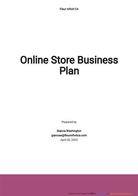 9 Free Online Business Plan Templates Edit And Download