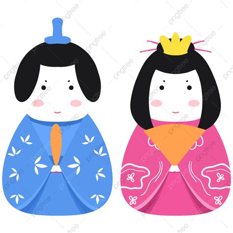 히나 축제 일본 캐릭터 일러스트 인형 푸른 잎 히나 마츠리 일본어 문자 인형 축제 Png 일러스트 및 Psd 이미지 무료