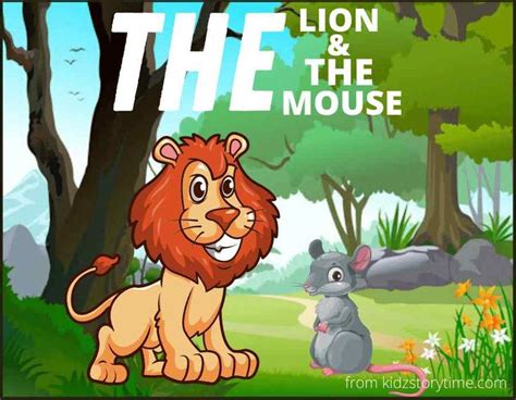 The Lion And The Mouse Story In 2020 Lion And The Mouse Stories For