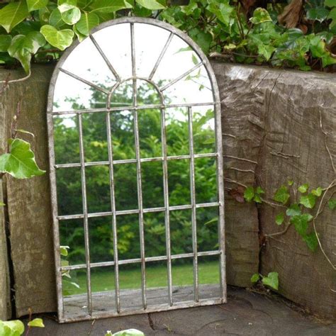 Aged Metal Garden Arch Mirror At The Farthing Shabby Chic Mirrors