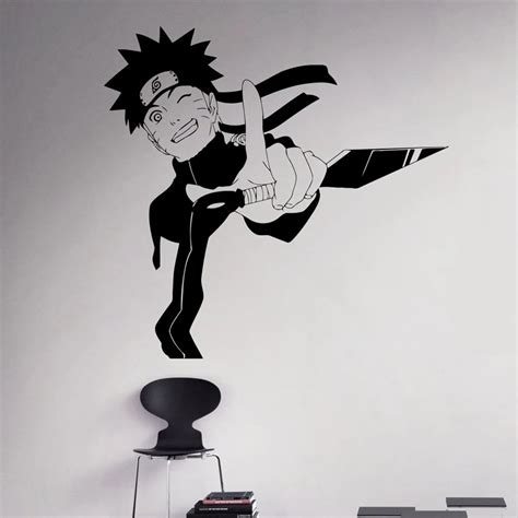 Naruto Wall Decal Japanese Manga Wall Vinyl Sticker Anime Style Home