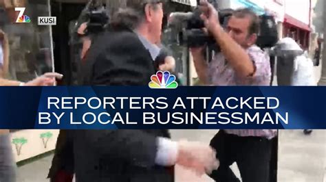 Nightly Check In Reporters Attacked By Local Businessman Nbc 7 San Diego
