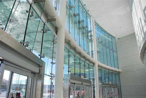 guildford town centre expansion structural glass wall systems canopy vestibule enclosure