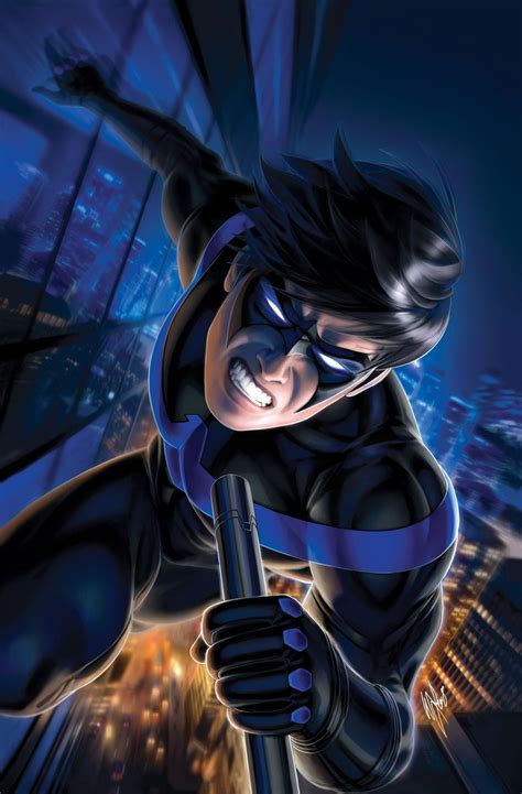 nightwing 60 variant cover by warren louw dc comics wallpaper nightwing dc comics characters