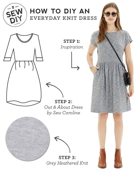 Diy Outfit Everyday Knit Dress — Sew Diy Dress Sewing Patterns