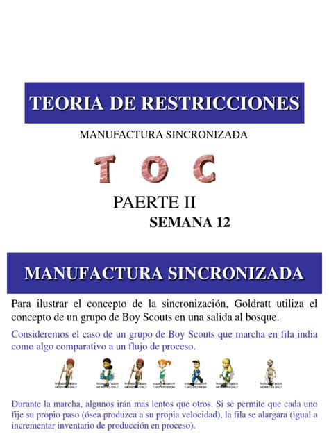 Semana 12 Teoria De Restricciones Ii 2021 Pdf Pensamiento