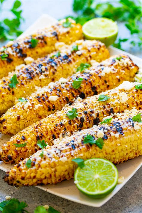 Season with salt and pepper. Chili's Mexican Street Corn Recipe - Mexican Street Corn Salad - Rinse corn under water ...