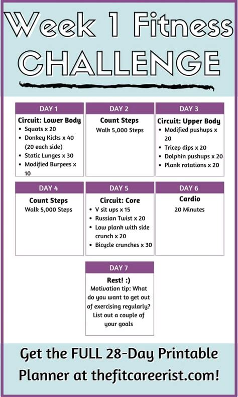 30 Day Fitness Challenge Ideas To Boost Your Motivation To Exercise