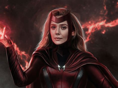 1600x1200 Wanda Vision Scarlet Witch Tv Series 5k 1600x1200 Resolution