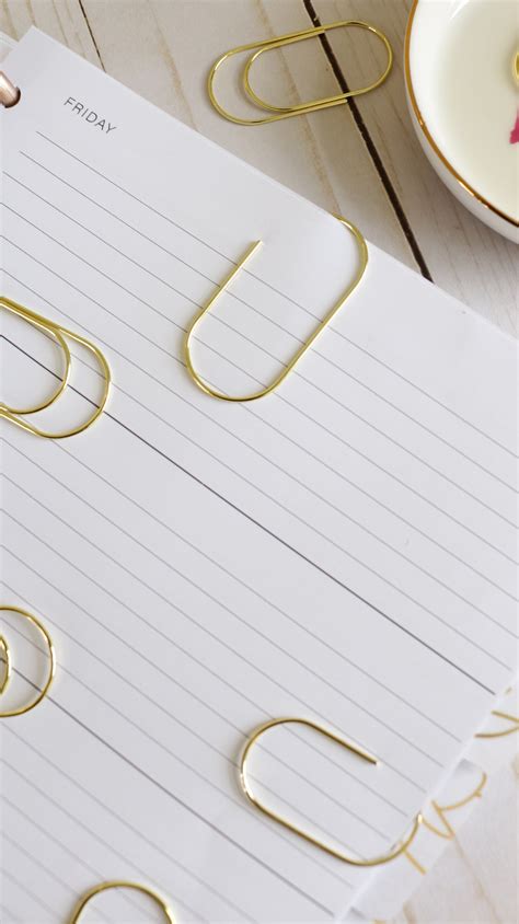 Gold Extra Wide Jumbo Planner Paper Clips Large Paperclip Etsy