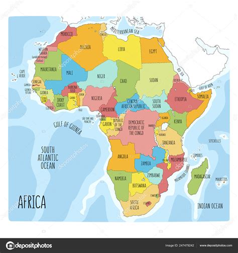 Imagens Do Mapa Da áfrica Edubrainaz