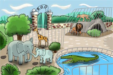 Detail Cara Menggambar Kebun Binatang Yang Gampang Koleksi Nomer 17
