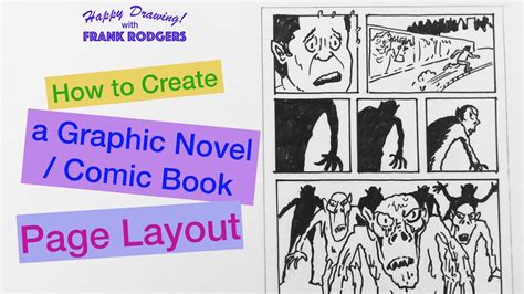How To Create A Graphic Novel Comic Book Page Layout Illustration