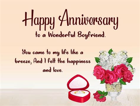 70 Relationship Anniversary Wishes For Boyfriend Images Quotes