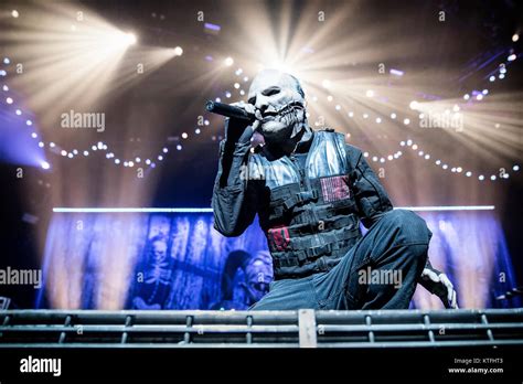 The American Heavy Metal Band Slipknot Performs A Live Concert At Oslo
